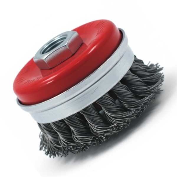 Topfbürste Ø 100 mm M14 gezopft-Winkelschleifer